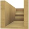 Ekena Millwork 6in. W x 6in. H x 20in. L Ridgewood Woodgrain TimberThane Rafter Tail, Primed Tan RFTUR06X06X20RIDRCPR - alternate 4